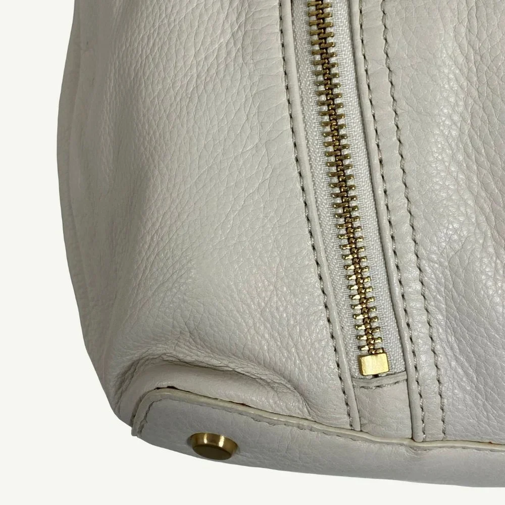 Cole Haan Bailey Ivory Drawstring Tote